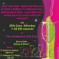 Neon/Young at heart invite